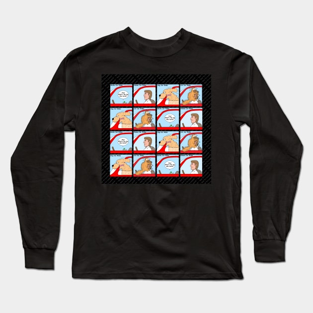 Animal Car Rides Long Sleeve T-Shirt by OutToLunch